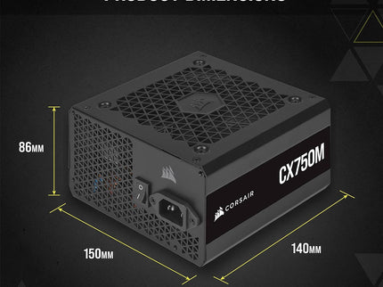 CORSAIR CX750M 80 PLUS Bronze