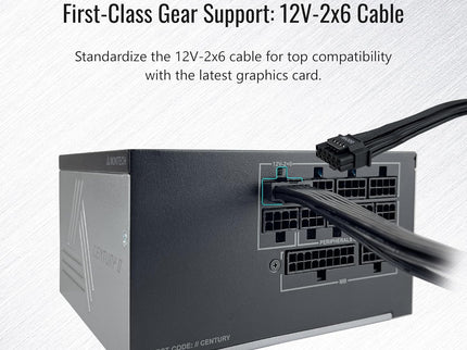 MONTECH Century II - 850W High-End ATX Gaming Power Supply