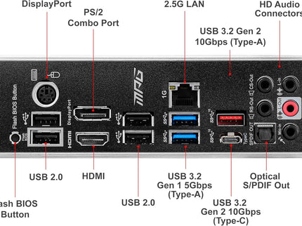 MSI MPG B550 Gaming Plus V1 Gaming Motherboard