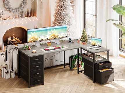 Coleshome L-Shaped Desk