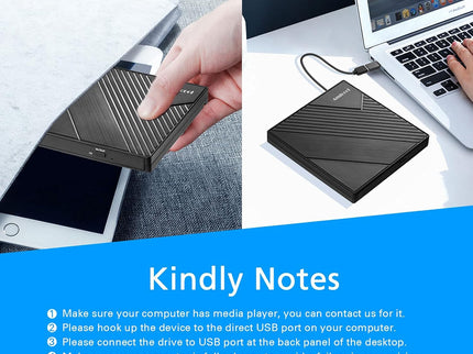 External DVD Drive USB 3.0 USB C