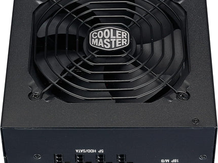 Cooler Master MWE Gold 850 V2 Full Modular, 850W, 80+ Gold Efficiency, 2 EPS Connectors, 120mm HDB Fan, Semi-fanless Operation, 5 Year Warranty