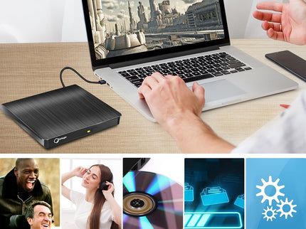 Gotega External DVD Drive, USB 3.0