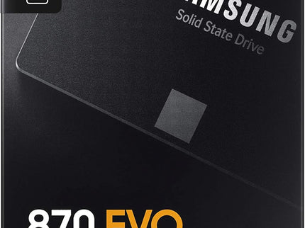 Samsung 870 EVO SATA III SSD 1TB 2.5” Internal Solid State Drive, Upgrade PC or Laptop Memory and Storage for IT Pros, Creators, Everyday Users, MZ-77E1T0B/AM