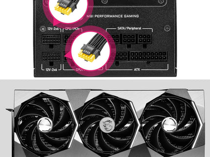 MSI MPG A1250GS PCIE5, Fully Modular Gaming 1250W Power Supply