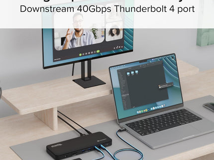 Plugable Thunderbolt 4 Dock with 100W Charging