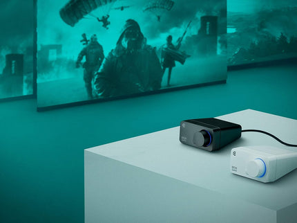 EPOS GSX 300 - External Computer Sound Card - High-Resolution Stereo & 7.1 Surround Sound - LED Volume Dial; Customizable Smart Button - Windows 10 Synchronized