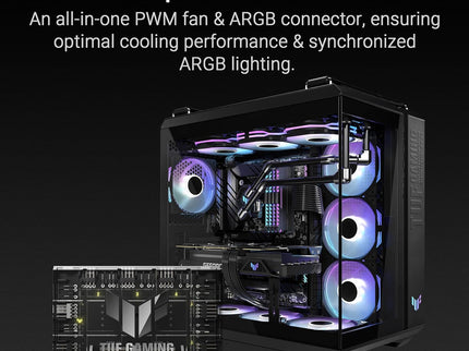 ASUS TUF Gaming ARGB PWM Fan Hub – 6 Fans