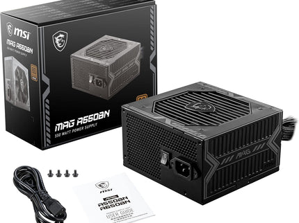 MSI MAG A550BN, Non-Modular Compact 550W Power Supply