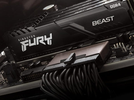 16GB 3200MHz DDR4 CL16 DIMM (Kit of 2) Fury Beast Black