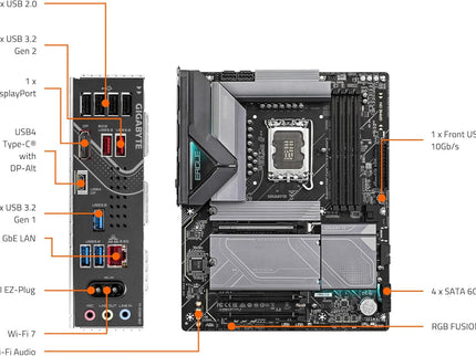 GIGABYTE Z890 Eagle WIFI7 Intel Core Ultra