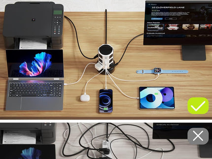 Power Strip Tower Surge Protector