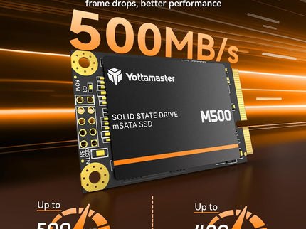Yottamaster M500 1TB mSATA SSD SATA III 6Gb/s
