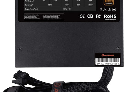 Power Supply 750W 80+ Bronze Certified PSU