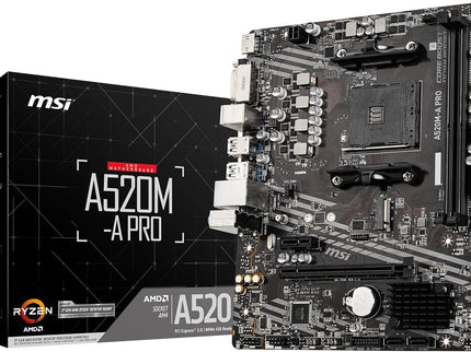 MSI A520M-A PRO V1 Gaming Motherboard
