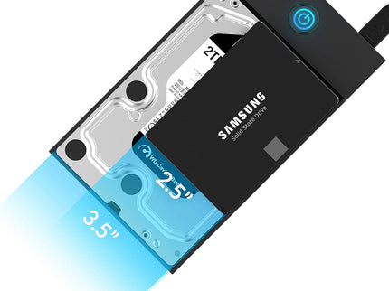 SABRENT USB 3.0 Enclosure for 2.5” & 3.5” SATA HDD/SSD