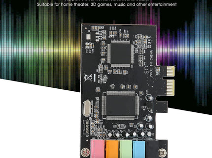 PUSOKEI PCIE Sound Card, 6channel Stereo Desktop Sound Card