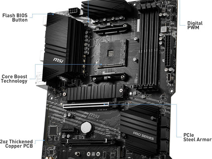 MSI B550-A PRO ProSeries Motherboard
