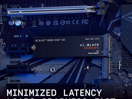 WD_BLACK 2TB SN850X NVMe Internal Gaming SSD Solid State Drive - Gen4 PCIe, M.2 2280, Up to 7,300 MB/s - WDS200T2X0E