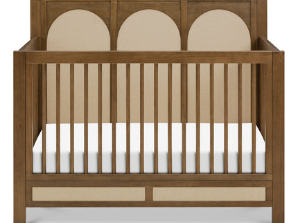 M24801NLPSEW,Namesake,Eloise 4-in-1 Convertible Crib in Natural Walnut & Performance Sand Eco-Weave
