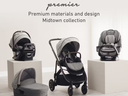 Graco® Premier 4Ever® DLX Extend2Fit® SnugLock® 4-in-1 Car Seat featuring Anti-Rebound Bar, Midtown™ Collection