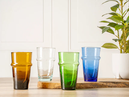 Moroccan Beldi Glassware - Set of 6