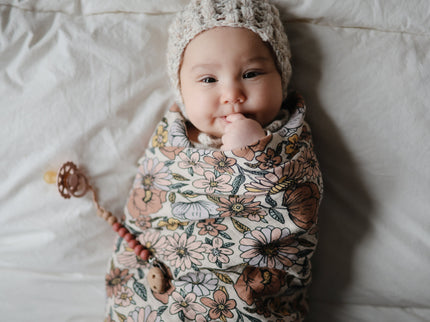 MS-244, Organic Cotton Muslin Swaddle Blanket