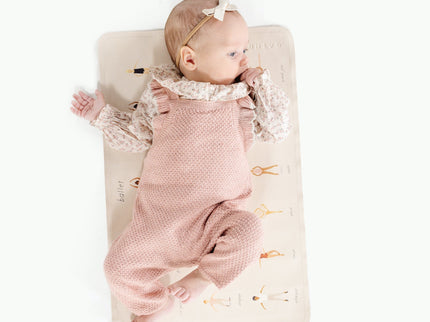 Image of a baby in a padded mat