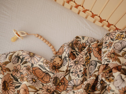 Mushie Organic Cotton Muslin Swaddle Blanket