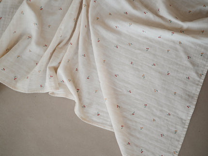 Mushie Organic Cotton Muslin Swaddle Blanket
