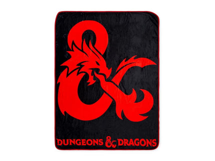 Dungeons and Dragons Logo Fleece 45 x 60-In Throw Blanket