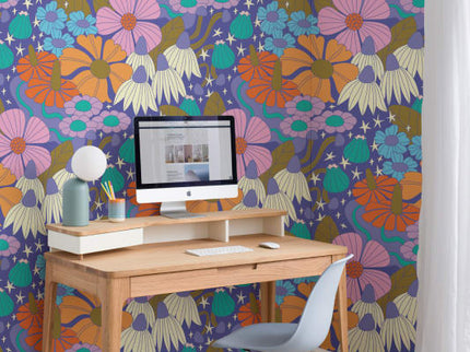 Cosmic Floral Purple