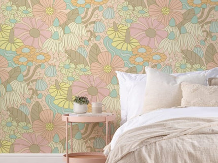 Cosmic Floral Pastel