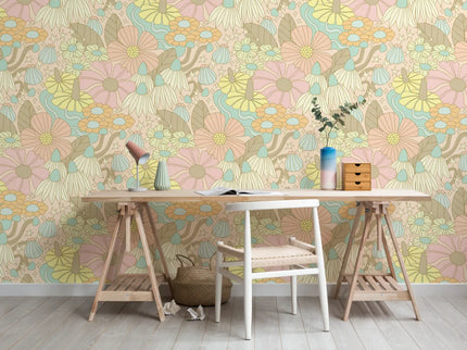 Cosmic Floral Pastel