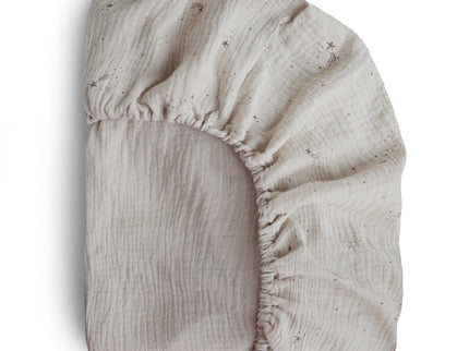 Mushie Extra Soft Muslin Crib Sheet