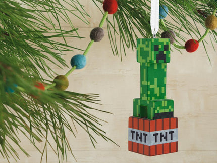 Hallmark Minecraft TNT Creeper Christmas Ornament