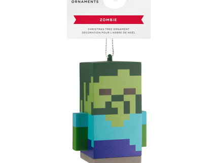 Hallmark Minecraft Zombie Christmas Tree Ornament