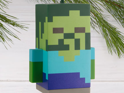 Hallmark Minecraft Zombie Christmas Tree Ornament