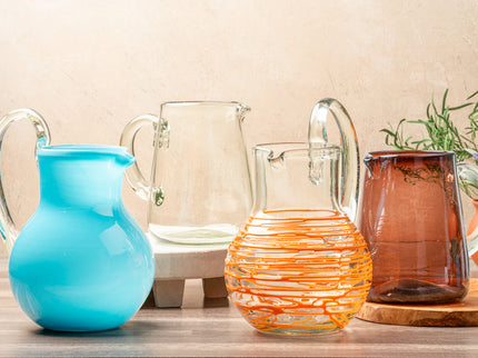 Handblown Glass Pitcher