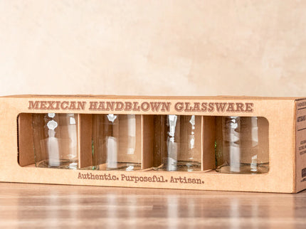 Handblown Glasses - Clear