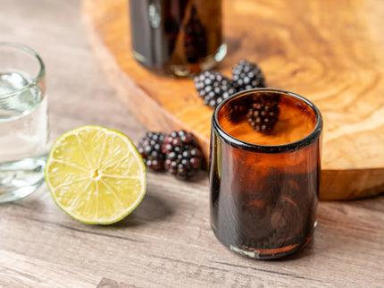 Handblown Shooter Glasses - Set of 4