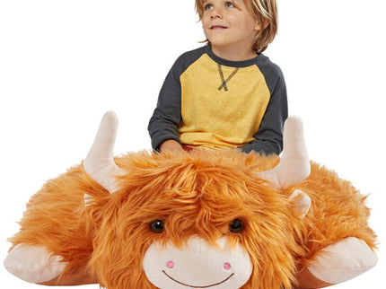Highland Cow Jumbo 30" Plush Pillow Pet
