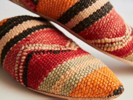 Moroccan Kilim Slippers