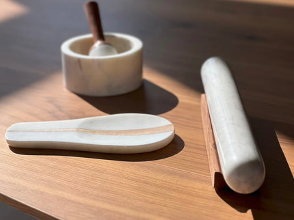 Marble Mortar & Pestle