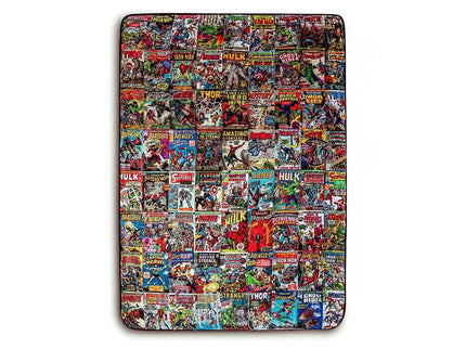 Marvel Comics Oversized Fleece Sherpa 54 x 72-in Throw Blanket