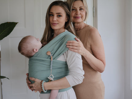 Mushie Silicone Pacifier Clip | Eva