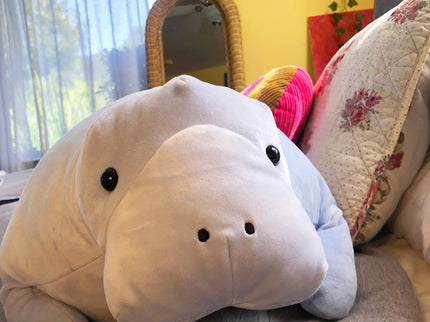 Milo Manatee Jumbo 30" Plush Pillow Pet Puff
