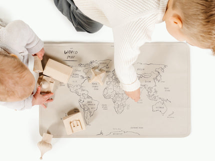 image of kids playing in a mat