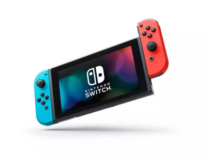 Nintendo Switch with Neon Blue/Neon Red Joy-Con Controller