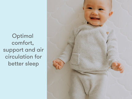 sku-1438401, Newton 2-Stage Baby Crib Mattress | Final Sale in White